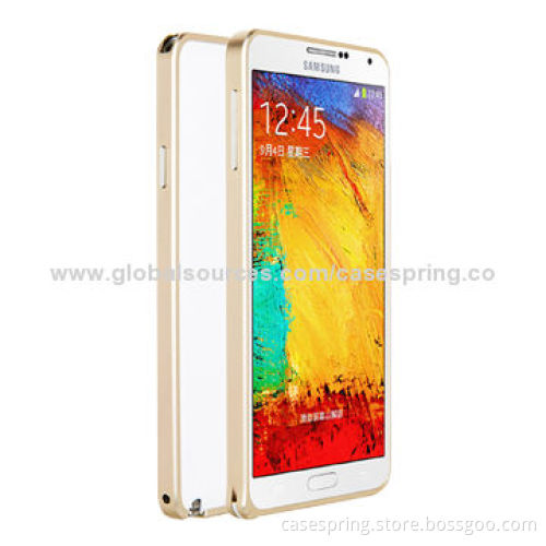 Alloy bumper for Samsung Galaxy Note 3, belt buckle in the box, ultra-thin alloy bumper